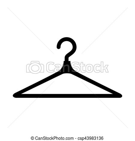 450x470 Clothes Hook Isolated Icon Vector Illustration Design Vectors