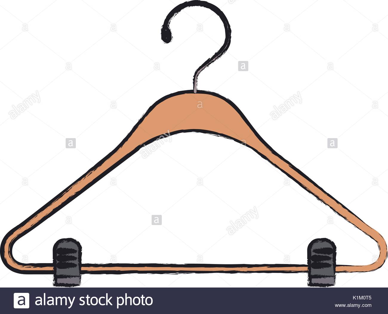 1300x1055 Colored Blurred Silhouette Of Clothes Hanger Stock Vector Art