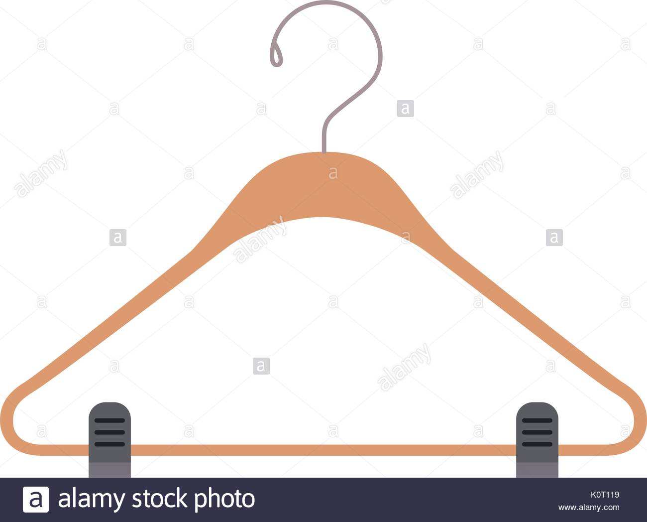 1300x1048 Colorful Silhouette Of Clothes Hanger Stock Vector Art