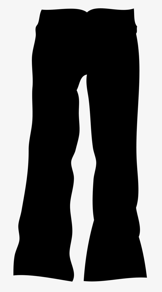 650x1169 Pants Silhouette, Pants, Clothes, Silhouette Png And Vector