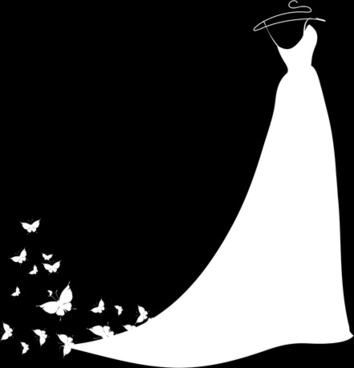354x368 Woman In Dress Silhouette Free Vector Download (7,672 Free Vector