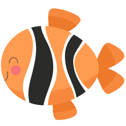 432x432 Clown Fish Svg Cutting Files For Scrapbooking Fish Svg Cut File