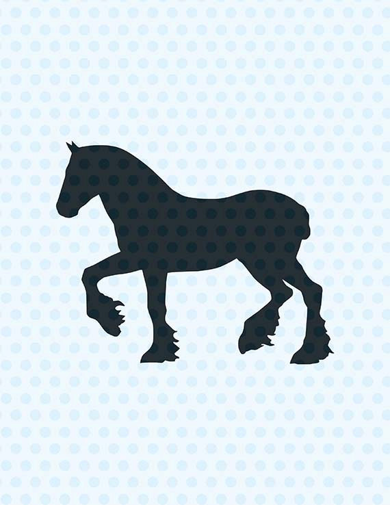 570x738 Horse Svg, Clydesdale Horse Svg, Svg Files From Ltcreativestudio