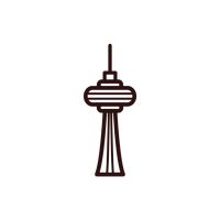 Cn Tower Silhouette at GetDrawings | Free download