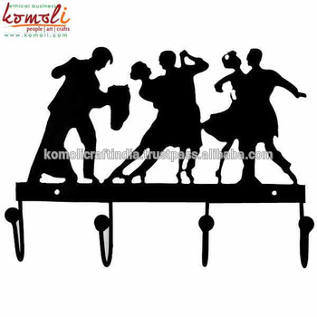 350x350 Hot Silhouette Design Etching Artwork Dancing Couple Metal Key