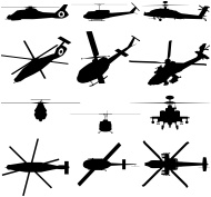 190x177 Huey Helicopter Vector