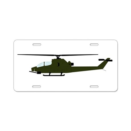 460x460 Ah 1 Huey Cobra Silhouette Aluminum License Plate By