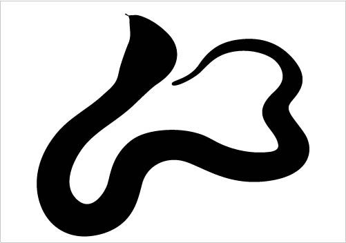 501x352 Snake Silhouette Vector Download King Cobra Silhouette Graphics
