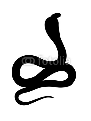 300x400 Cobra Snake Silhouette Vector By Kniveset, Royalty Free Vectors