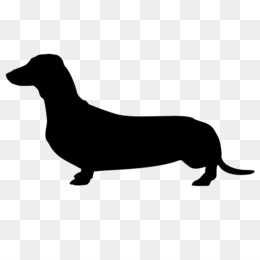 260x260 Free Download Dachshund American Cocker Spaniel Silhouette Decal