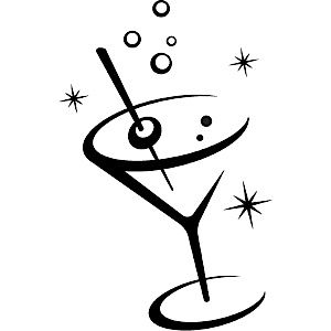 300x300 Martini Glass Stencil Craft Ideas Stenciling