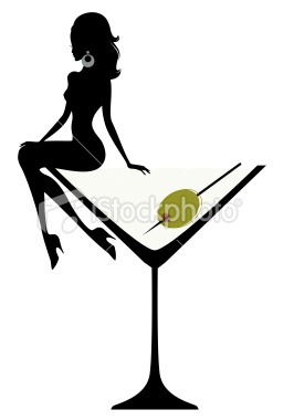 266x380 Clipart Girl In Martini Glass A Cocktail Royalty Free Cliparts