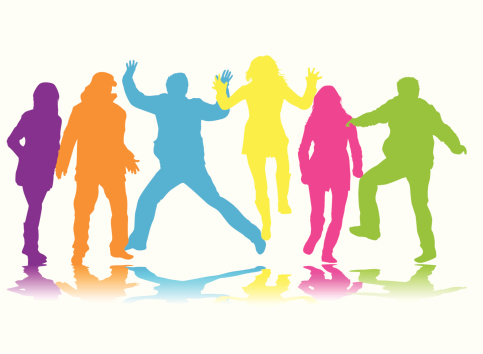 483x354 Party People Clipart