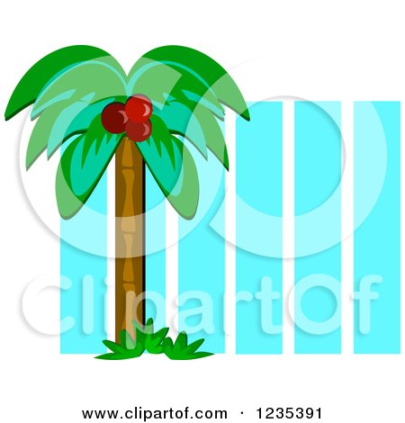 450x470 Royalty Free (Rf) Clipart Of Coconut Palm Trees, Illustrations