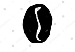 300x210 The Images Collection Of Vector Shop Coffee Bean Silhouette Logo
