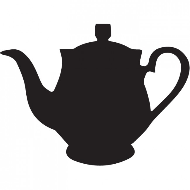 650x650 Coffee Pot Silhouette Wall Stickers Creative Multi Pack Wall Decal Art