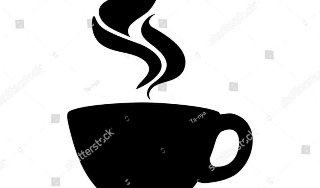 1024x600 The Images Collection Of Cup Silhouette On White Stock Vector