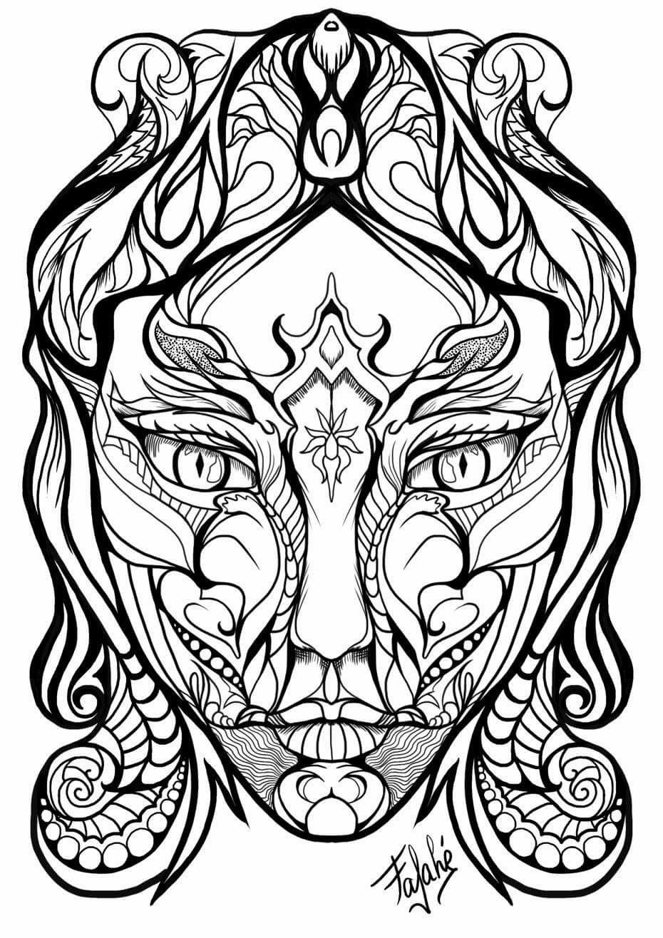 930x1316 Pin By Leila Fathii On Art Is Adult Coloring