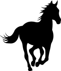 236x275 Rearing Up Wild Horse Fine Vector Silhouette Stock Photo