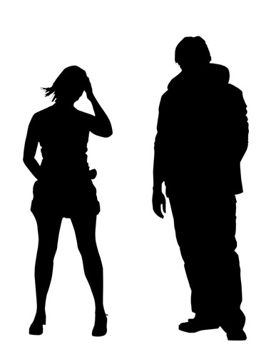 380x500 Silhouette Of A Couple Guy And Clipart Panda