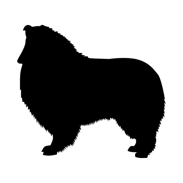 630x630 Collie Silhouette