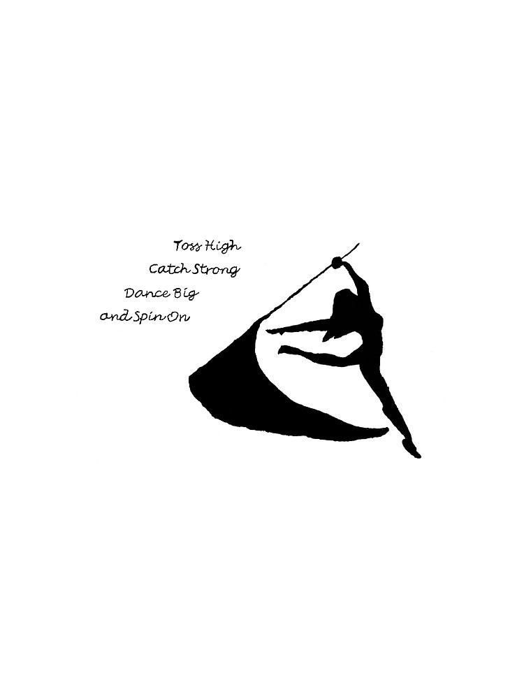 750x1000 Color Guard Silhouette And Quote Contrast Tank By Abbeyjkester