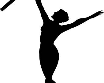 340x270 Swing Flag Twirler Color Guard Bandfront Car Decal Window Sticker