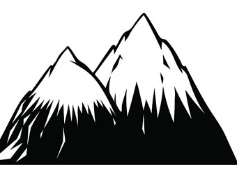 Colorado Mountain Silhouette at GetDrawings | Free download