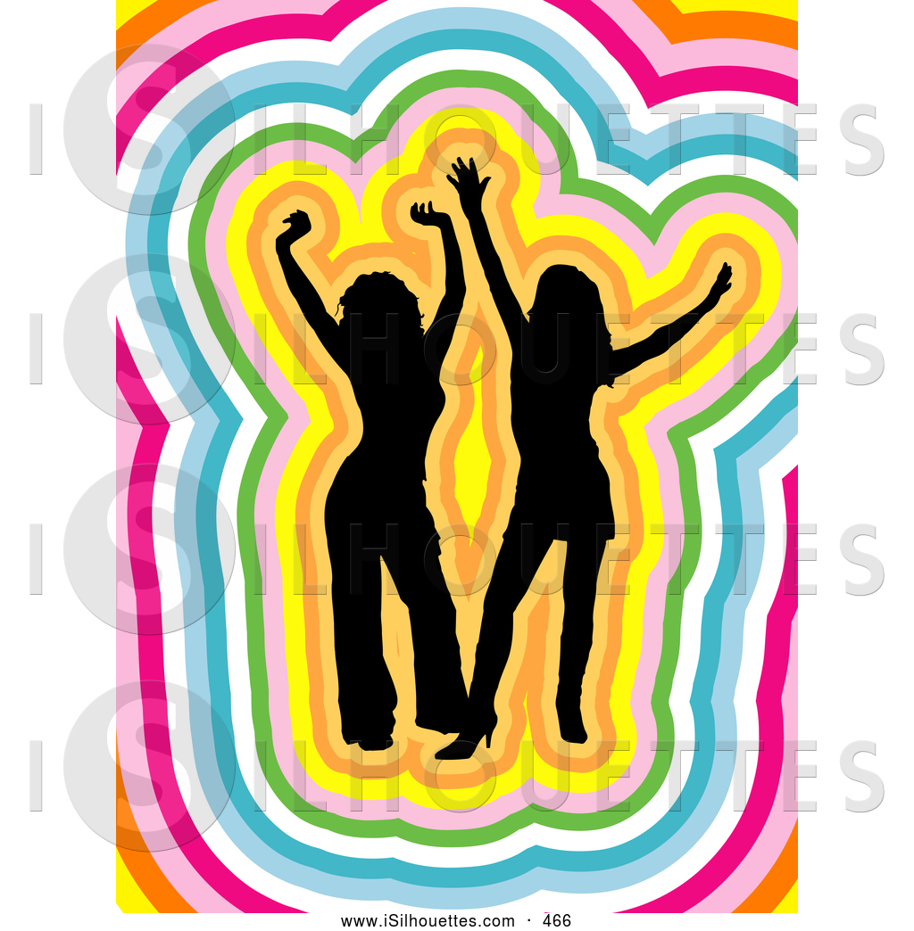 1024x1044 Royalty Free Colorful Stock Silhouette Designs