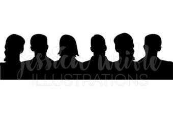 340x270 New York Skyline Silhouette Digital Clipart, New York Clip Art