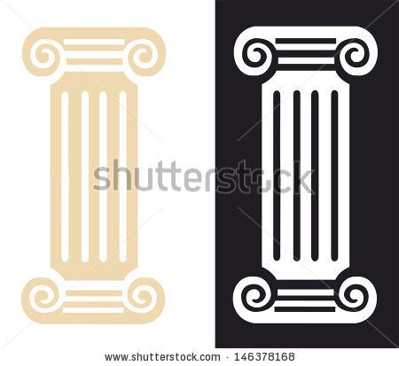 450x413 Roman Column Silhouette