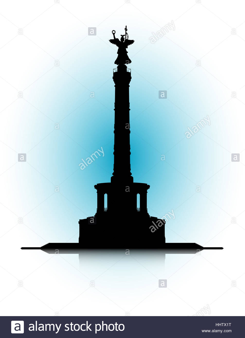 1007x1390 Tourism, Sightseeing, Berlin, Illustration, Silhouette, Triumphal