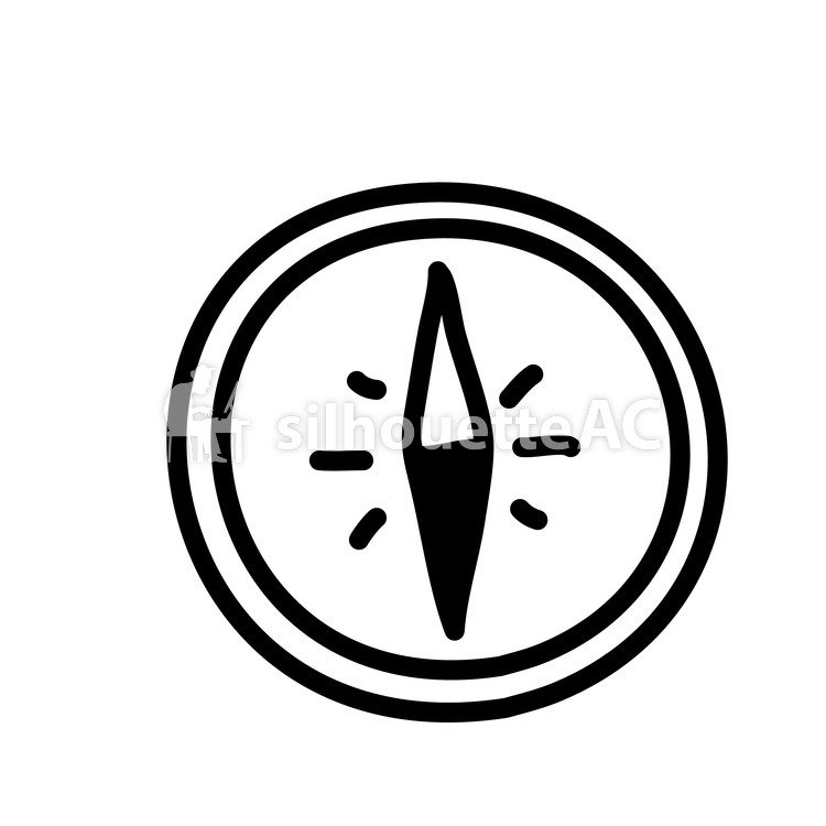 750x750 Free Silhouettes Icon, Compass, Simple
