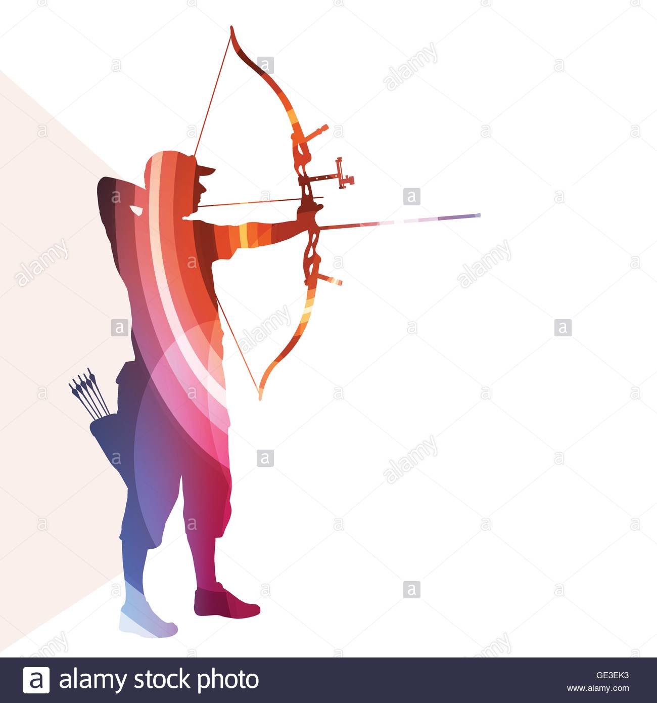 Compound Bow Silhouette at GetDrawings | Free download