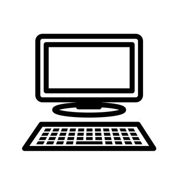 340x340 Free Silhouette Vector Pc, Web