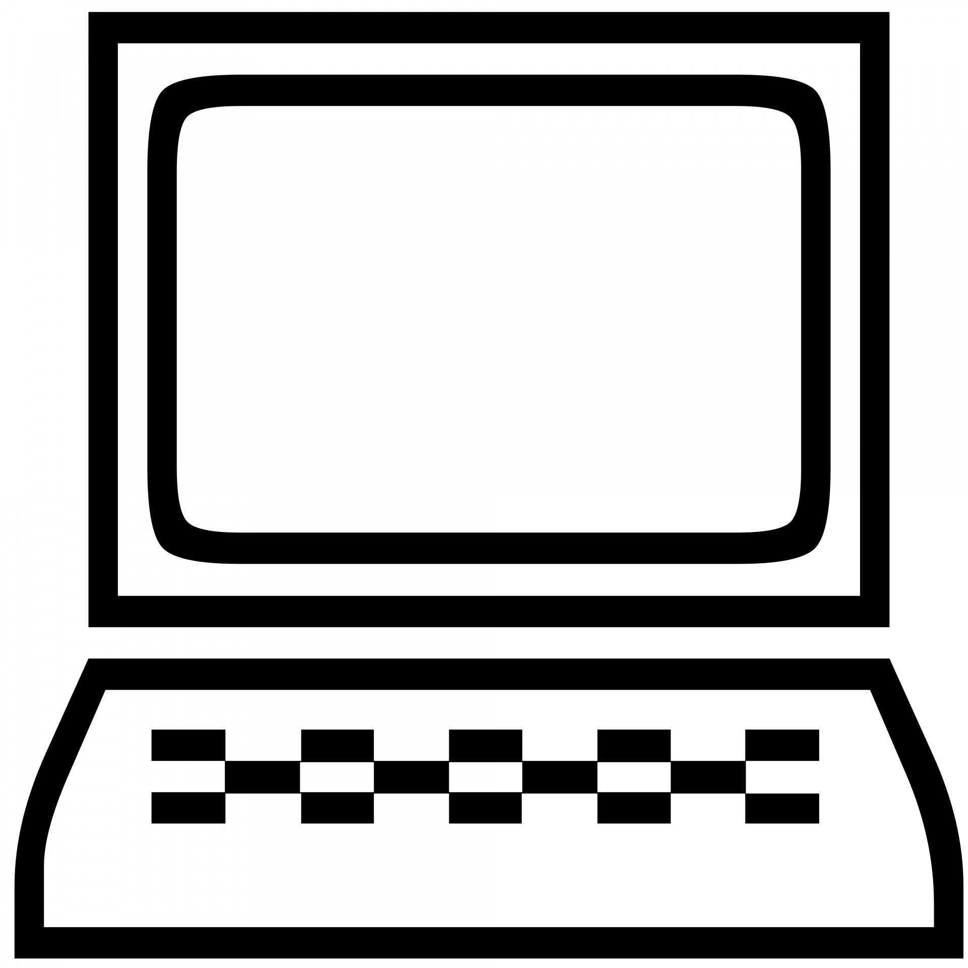 1920x1920 Computer Silhouette Free Stock Photo