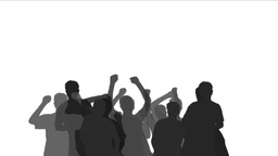 256x144 4k Cheering Crowd Group People Men Human Procession,concert