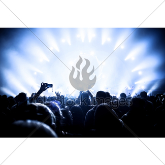 325x325 Concert Background In Red Toned Gl Stock Images