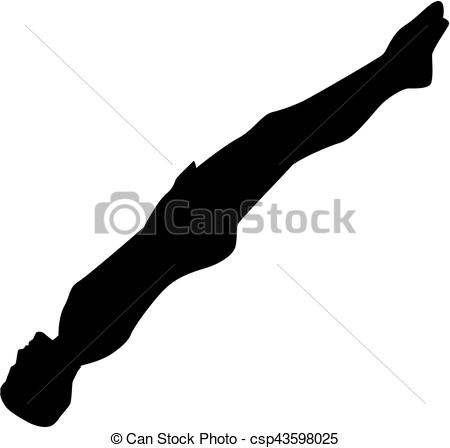 450x448 Trampoline Man Silhouette Vector Illustration