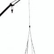 180x180 Crane And Construction Silhouette Photograph By Yali Shi