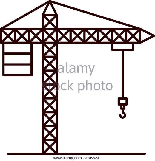 Construction Crane Silhouette at GetDrawings | Free download