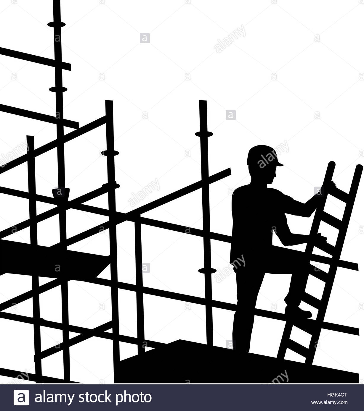 1229x1390 Scaffolder Working On Site Stock Photo, Royalty Free Image