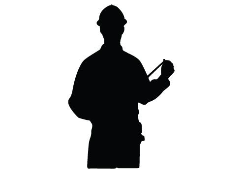 500x350 Construction Workers Silhouette Vector Download Silhouette