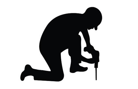 480x309 Construction Workers Silhouette Vector Silhouettes Vector