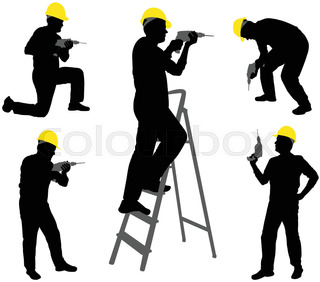 320x282 Construction Workers Silhouettes