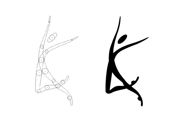 600x408 An Organic Dancer Silhouette Clipart Panda