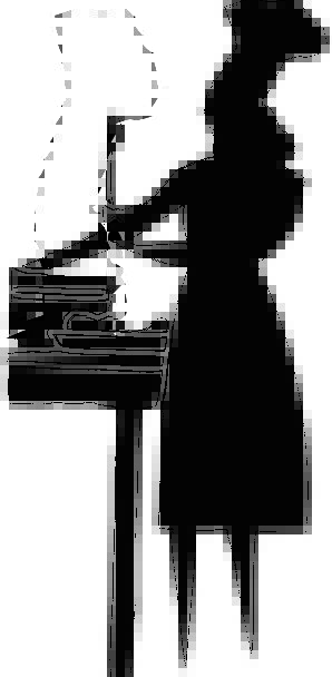 298x608 Cooking, Culinary, Fashion, Beauty, Lady, Woman, Silhouette