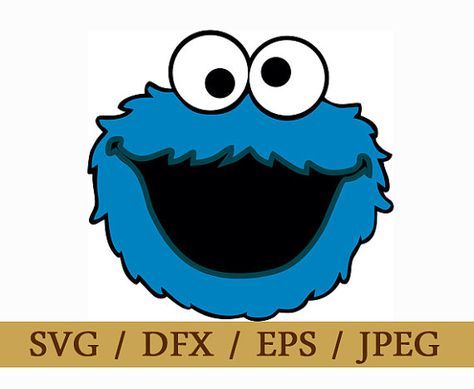 Cookie Monster Silhouette at GetDrawings | Free download