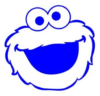 Cookie Monster Silhouette at GetDrawings | Free download