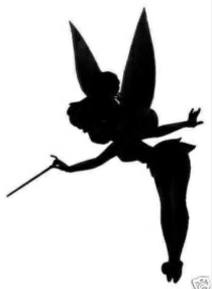 426x581 Tinkerbell Silhouette Tattoos